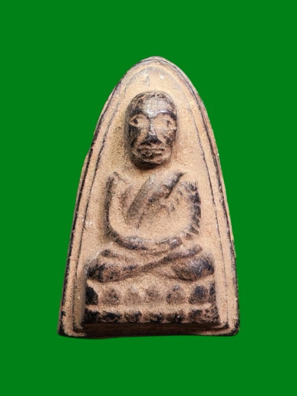 Luang Pu Tuad Neua Wan Wat Chang Hai Year 2513 Mixed with Wan Powder Year 2497 Created by Phra Khru Bai Dikakao