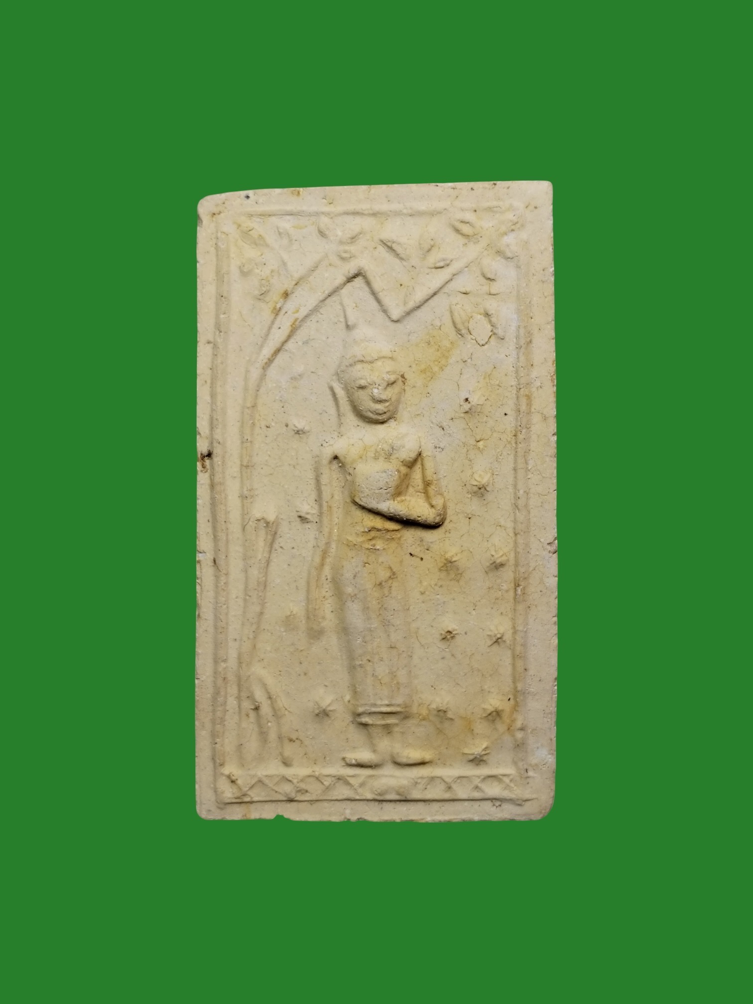 Buddha in playing posture holding alms bowl, Luang Pu Liam, Wat Sri Bun Rueing, Nonthaburi