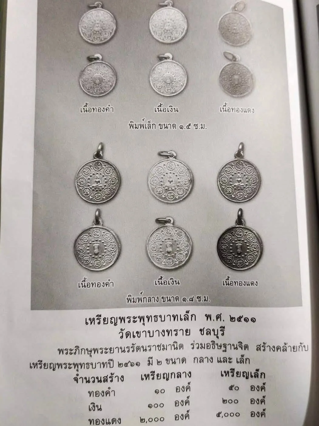 Footprint Amulet (Small), Wat Khao Bang Sai, B.E. 2511, Blessed by Luang Chao Khun Norn — รูปที่ 4