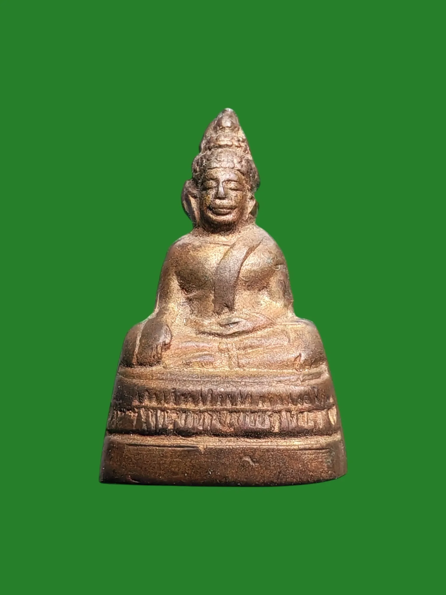 Phra Chai Watthana Luang Pho To (Sam Pok Kong) Wat Kalyanamitr Thonburi, B.E. 2500, Mixed Metal Bell Amulet