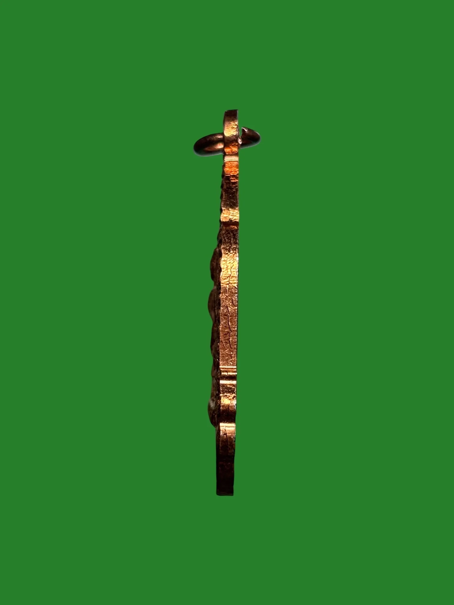 Brahma Coin Brahma Shrine Talad Chao Prom Luang Pu Du Wat Sa Kaew B.E. 2525 Copper Fire-Skin — รูปที่ 3