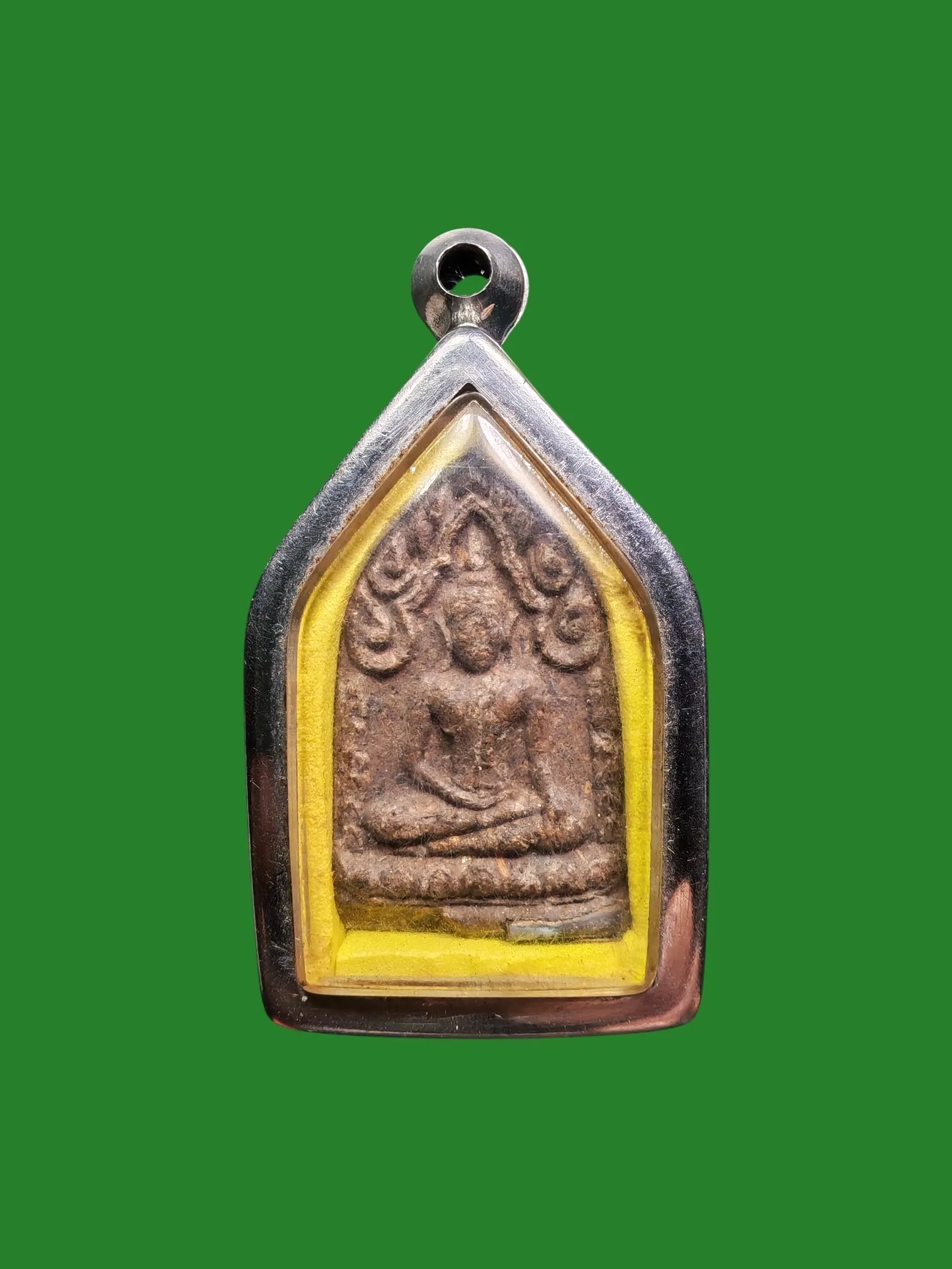 Phra Jan Phaen Sarika Lim Thong Luang Pu Rit Wat Chon Prathan Buriram B.E. 2542