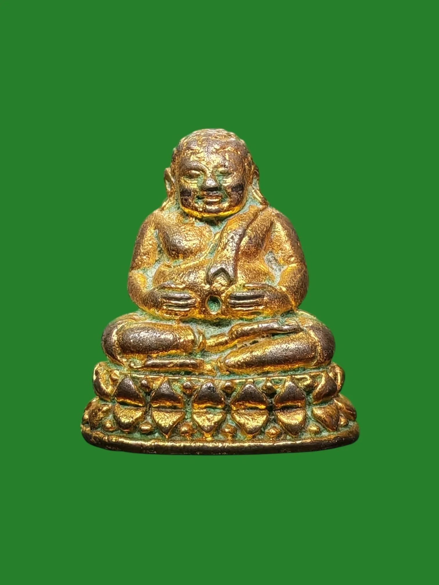 Phra Sangkachai Luang Pu Duang Dee First Edition B.E. 2536 Brass Wat Tha Chumpee Chiang Mai
