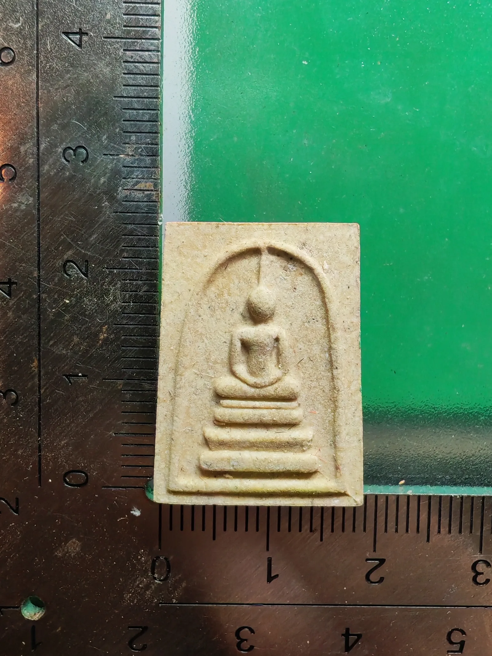 Somdej Pim Kanaen Luang Pu Udom Wat Sri Mruek Tai Wan Ratchaburi Early Era Amulet — รูปที่ 3
