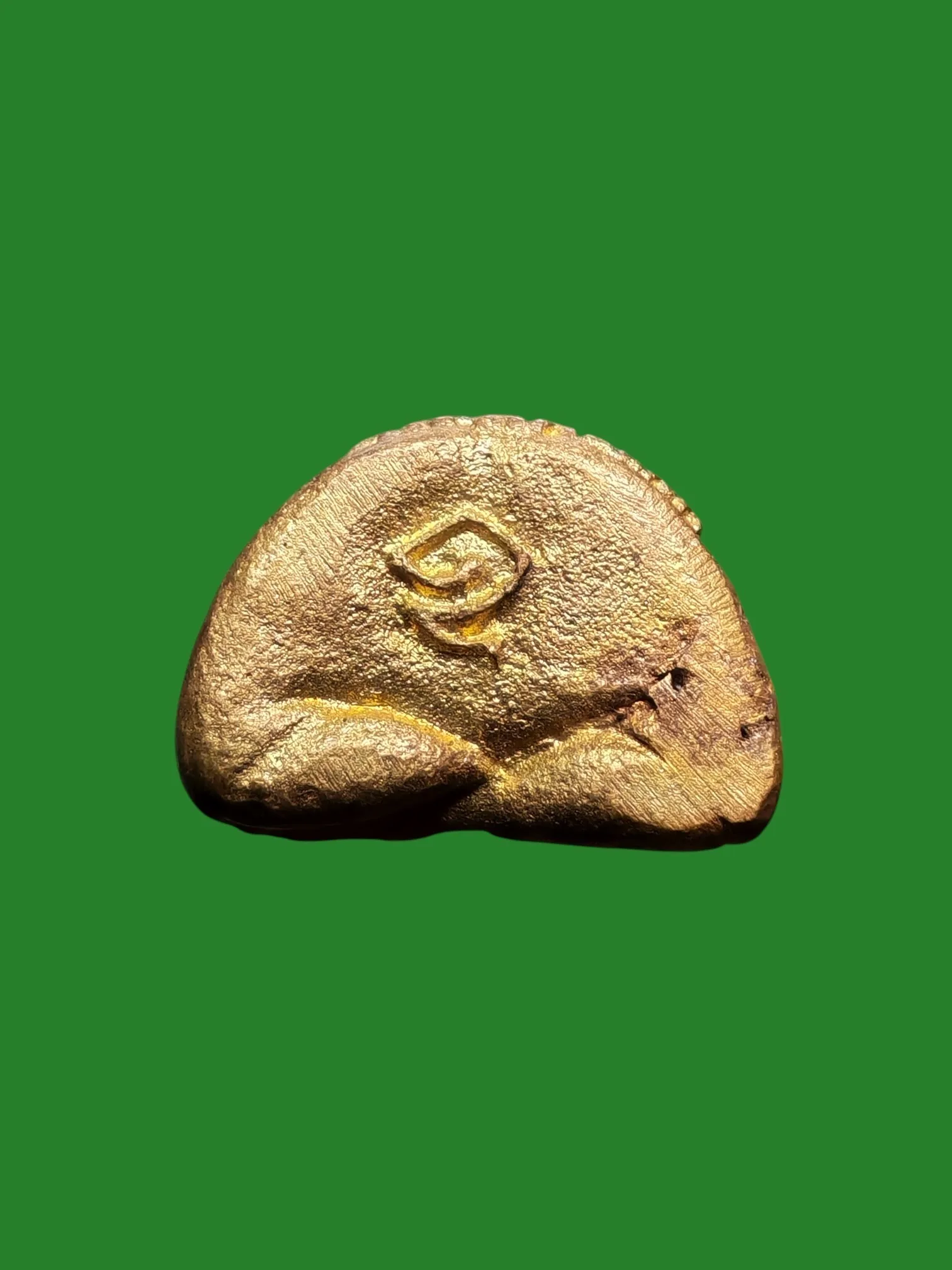 Pid Ta Phok Throp Amulet by Luang Pho Naem, Wat Khao Noi, Nakhon Sawan, Brass — รูปที่ 3