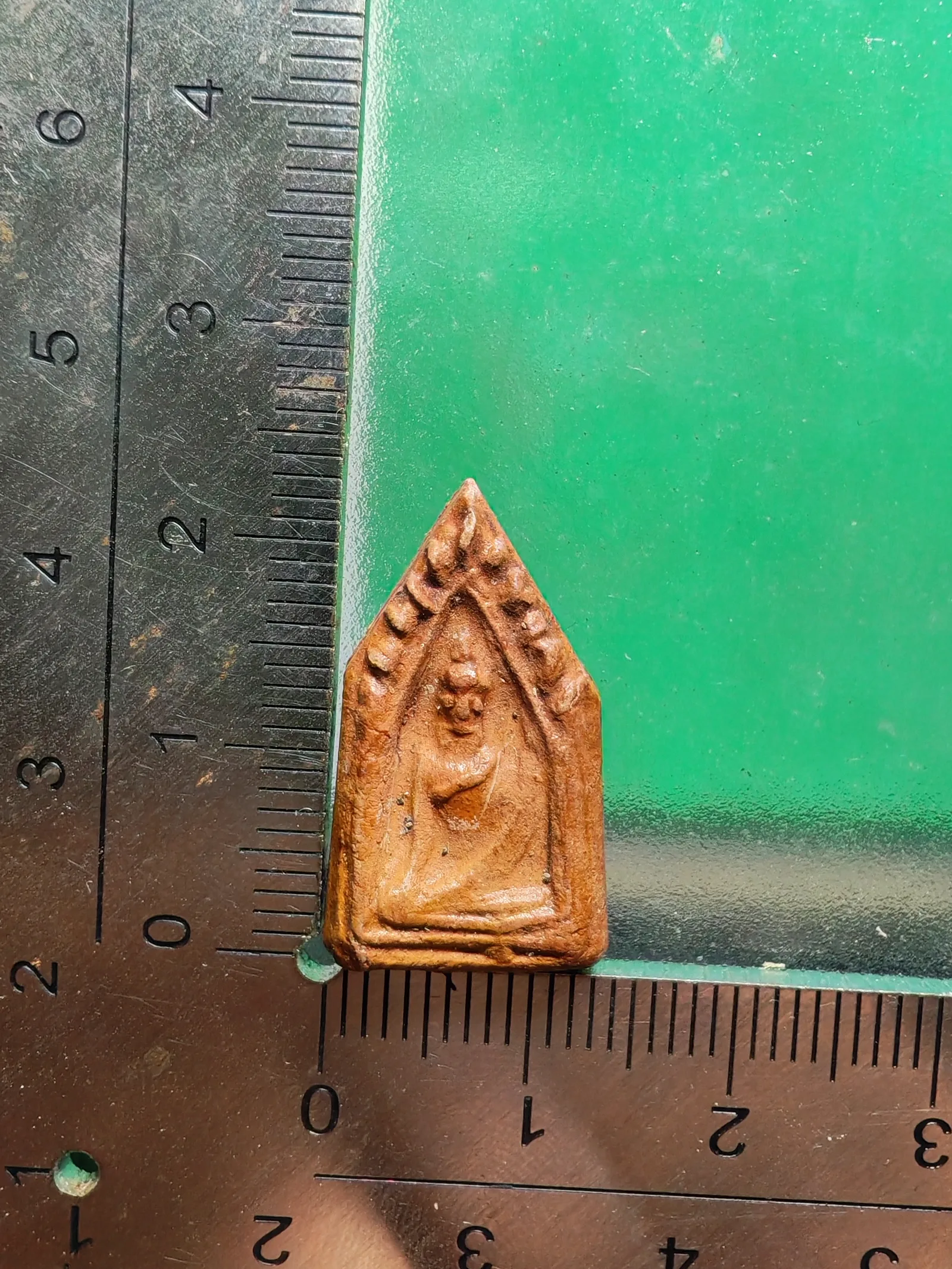 Phra Khun Phaen Luang Pho Thap Wat Ka Bok Khuen Phung Rayong B.E. 2505 Small Stamp — รูปที่ 3