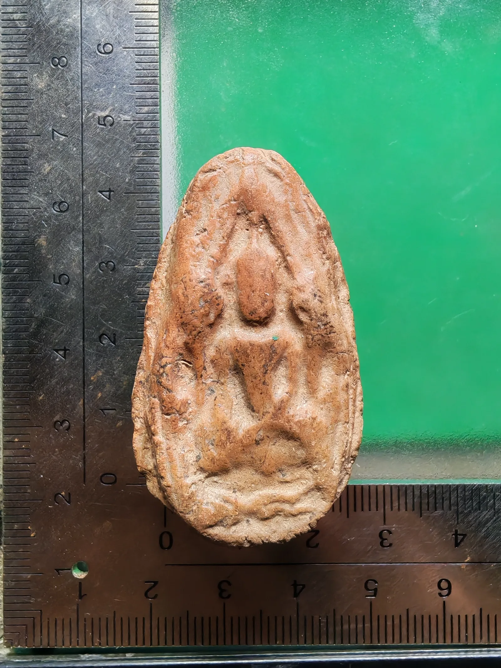 Khun Phan Khai Pha Amulet by Luang Pho Thiro, Wat Pa Lelai Worawiharn, Suphan Buri, Early Period B.E. 2495-2499 — รูปที่ 4