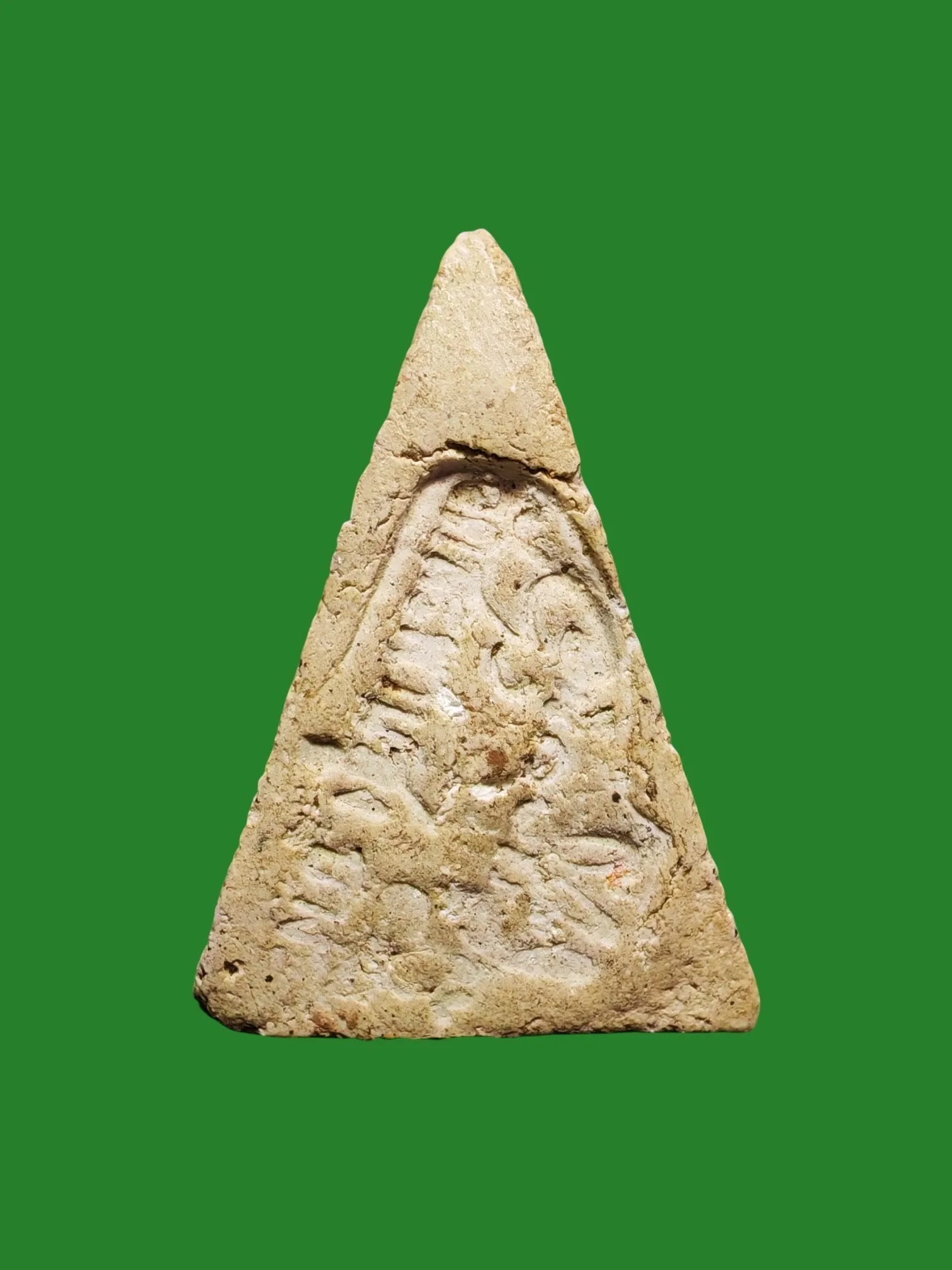 Phra Nang Phya Thong Chitrlada by Ajarn Chuea, Wat Saphan Sung, Bangkok, B.E. 2505, Saint Pattern Reverse — รูปที่ 2