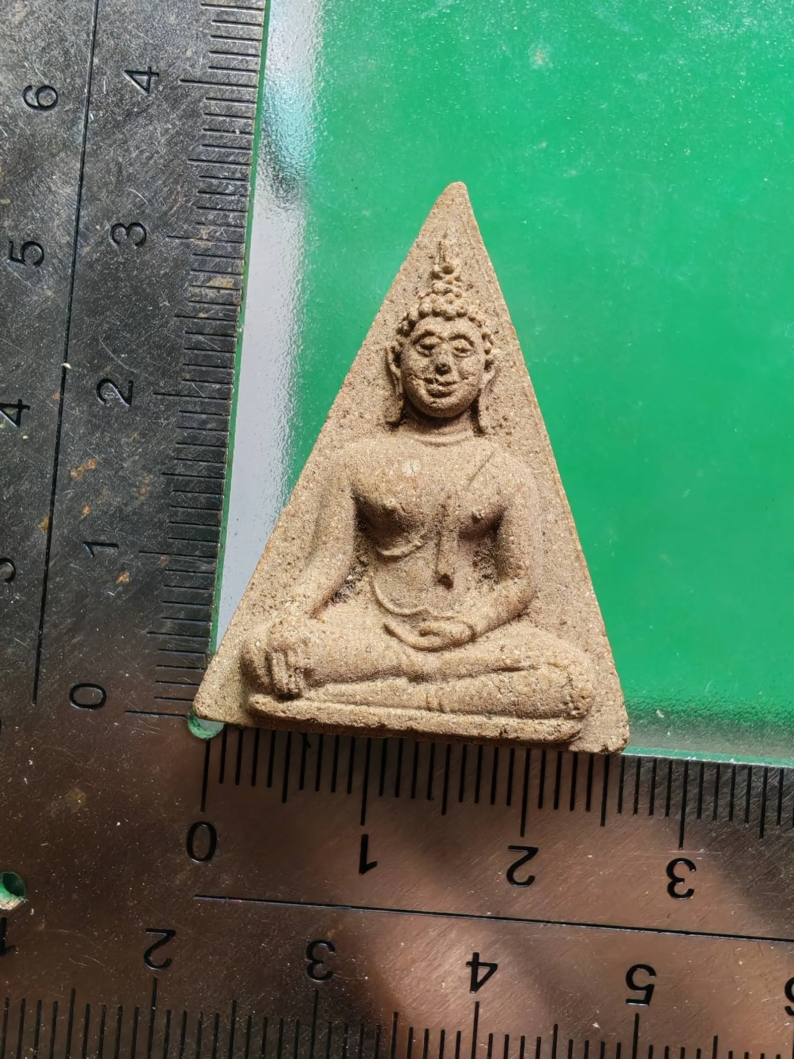 Phra Nang Phaya Luang Pu Muean Wat Kamphaeng Chonburi B.E. 2522 Sai Kesa Mixed Wan Earthen — รูปที่ 3