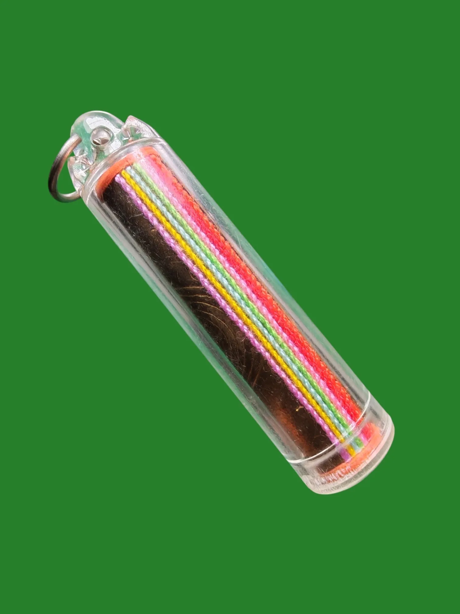 Takrut Mai Chet Si 7 Color Cord Luang Pho Chamnian Wat Tham Suea B.E. 2537 — รูปที่ 2