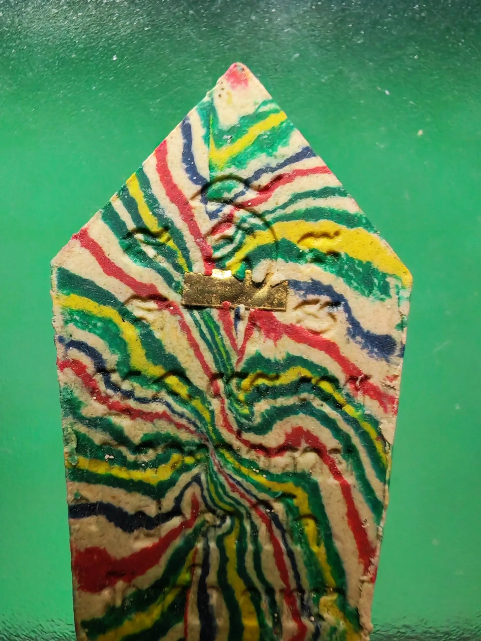 Phra Khun Phaen Rainbow Clay with Takrut (Small Pim) Luang Pho Ruay Wat Tako B.E. 2539 — รูปที่ 3