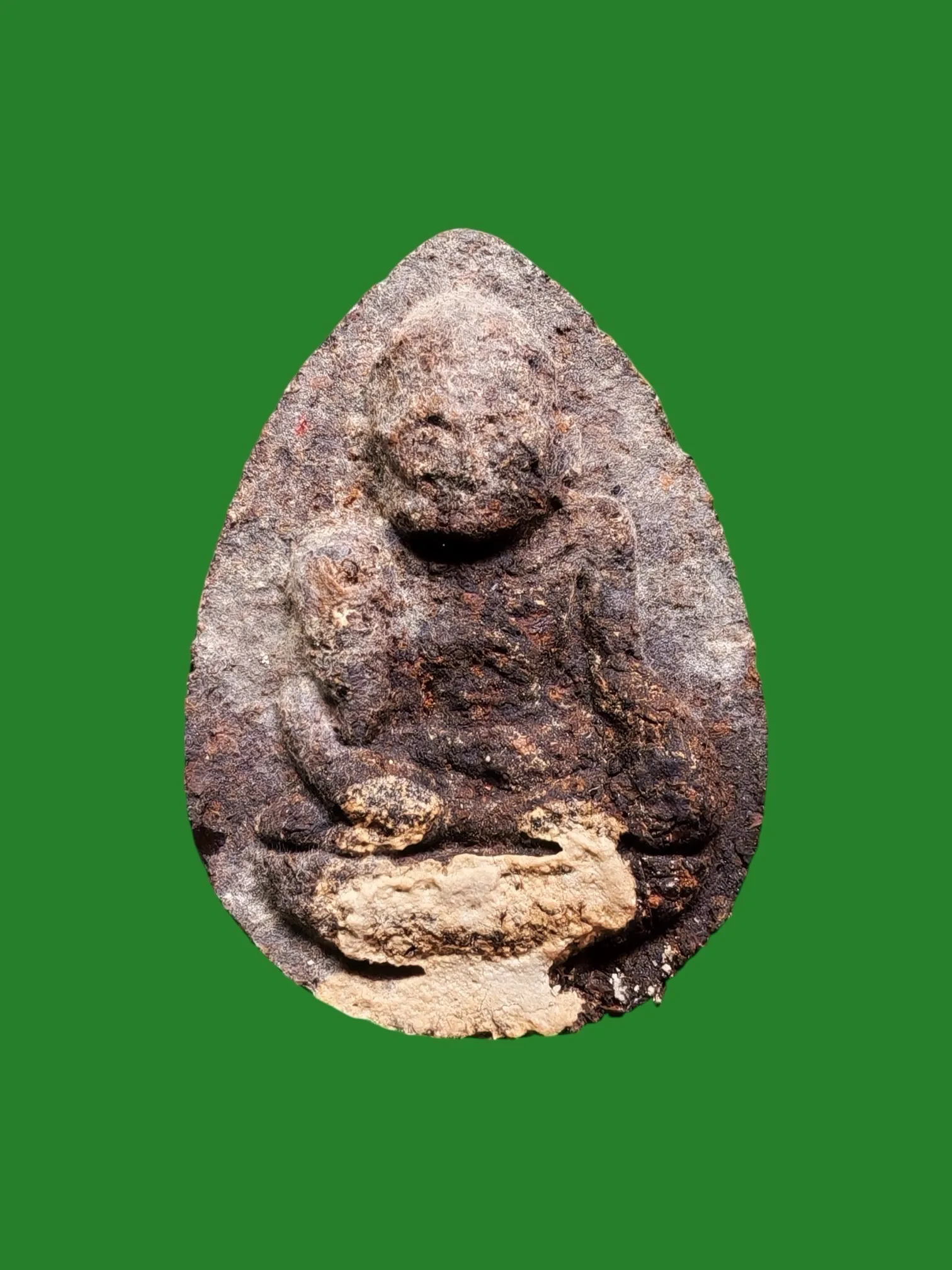 Pho Kao Nen Wan Amulet by Phra Kru Puen, Wat Lad Chado, Ayutthaya B.E. 2565