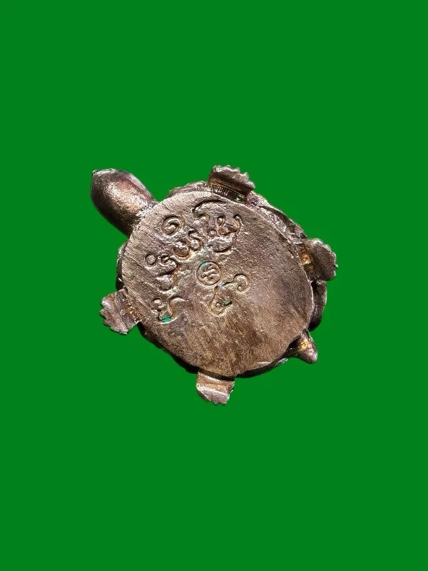 Phra Turtle Boat Luang Pu Sim Silver Cast 2519 — รูปที่ 2