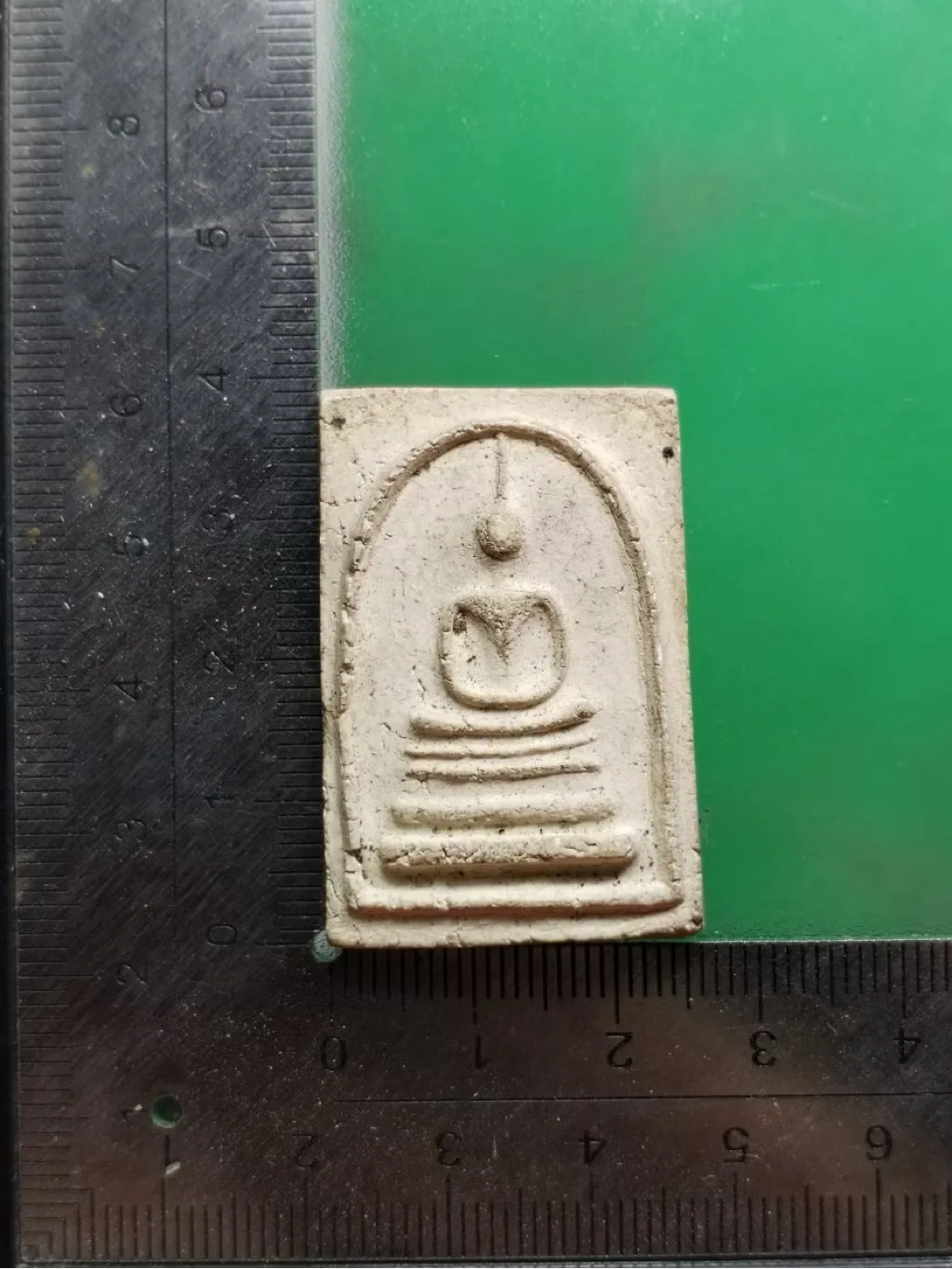 Phra Somdej, Large Seal of the Land Reverse, Luang Pu Nak, Wat Rakhang — รูปที่ 3