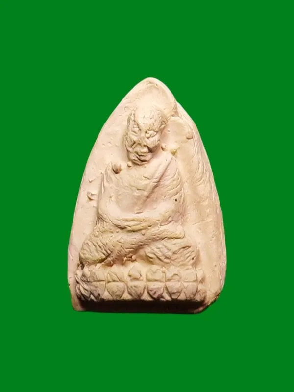 Luang Pu Tuad Chiao, back embedded with gem fragments, consecrated by Luang Pho Chamnian, Wat Tham Suea, Krabi